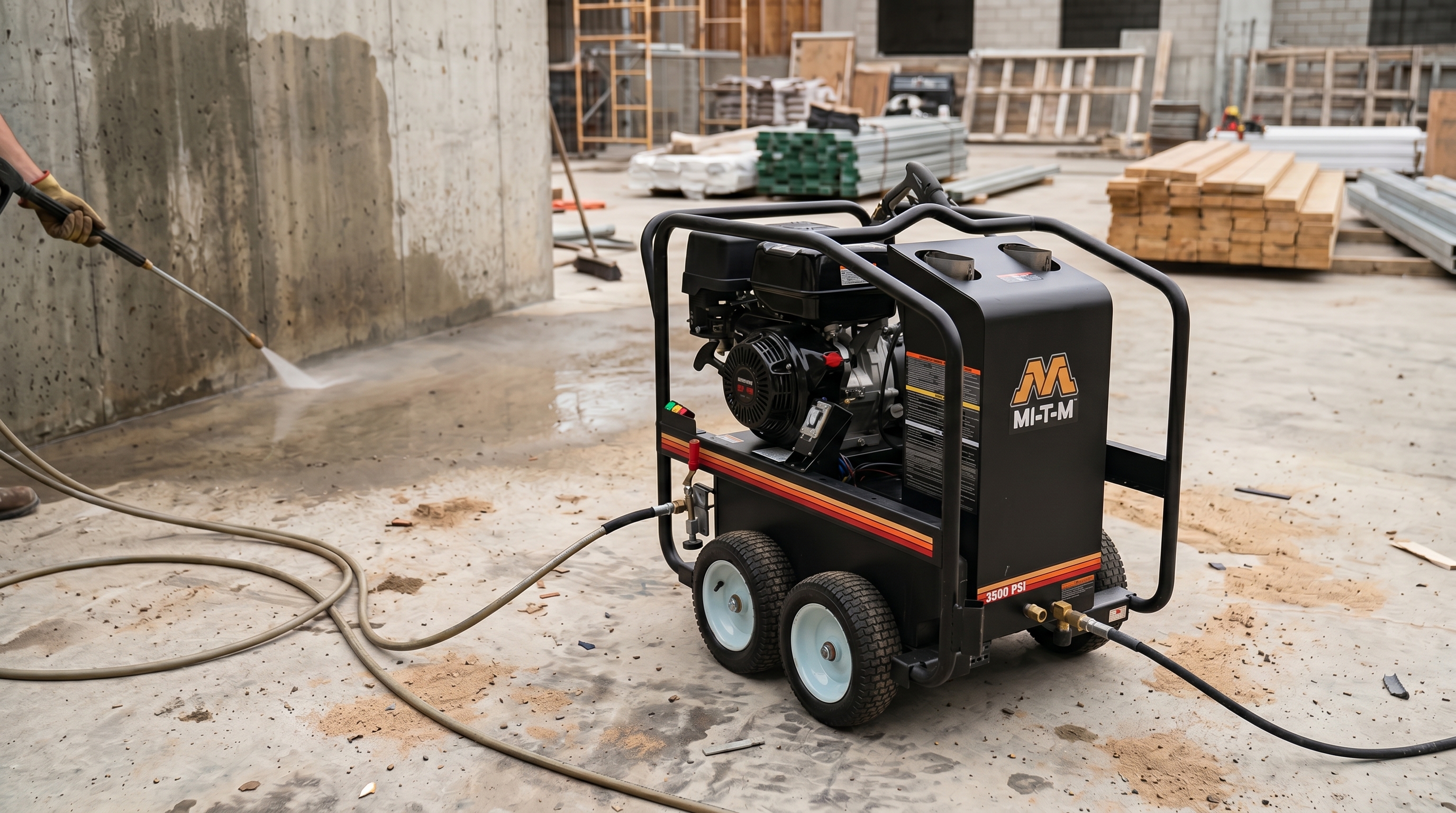Mi-T-M HSP-3504-3MGH 3500 PSI hot water pressure washer rental in Marysville, WA